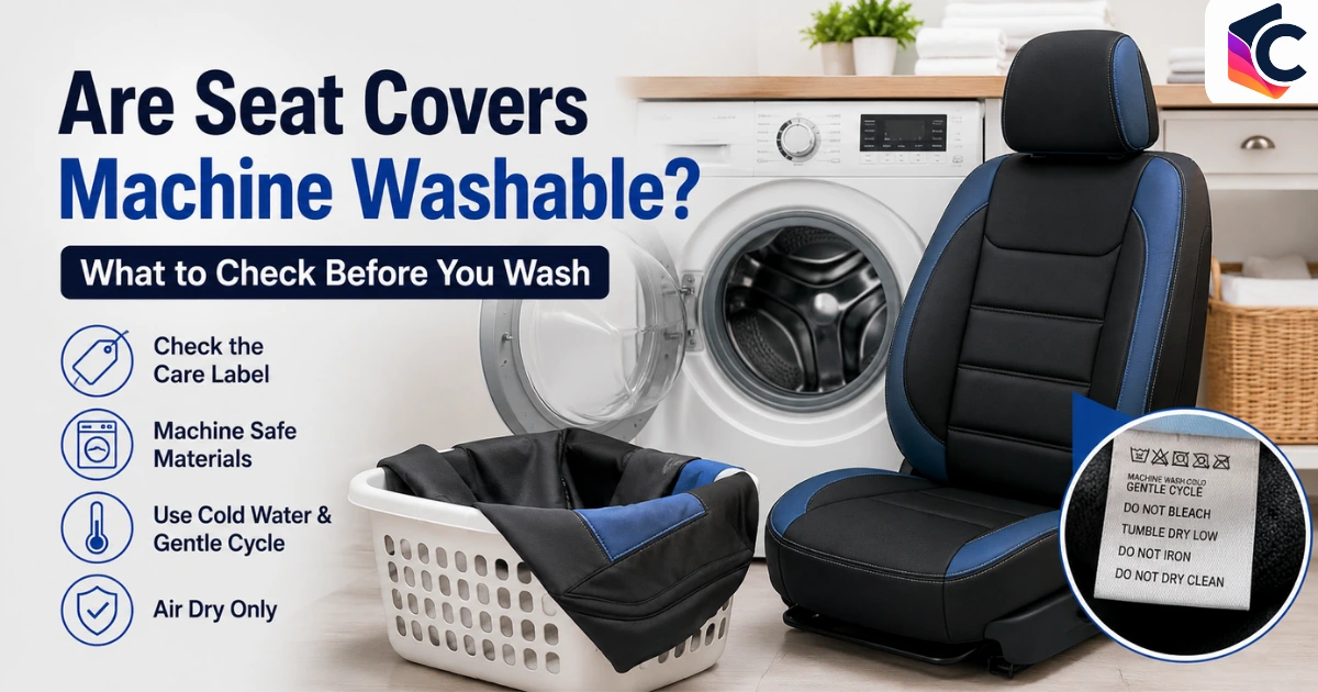 are seat covers machine washable