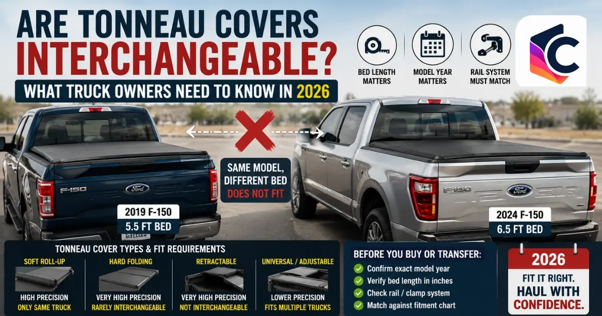 Are Tonneau Covers Interchangeable? What Truck Owners Need to Know in 2026