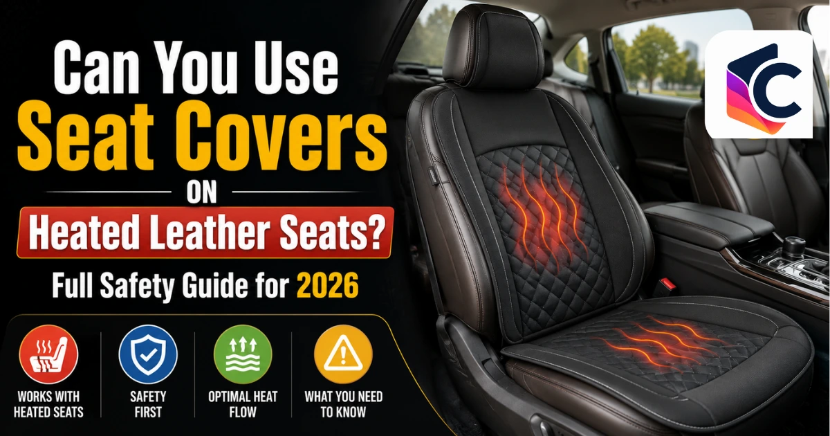 can you use seat covers on heated leather seats