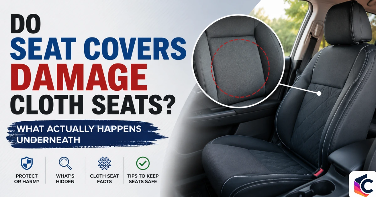 Do Seat Covers Damage Cloth Seats? What Actually Happens Underneath