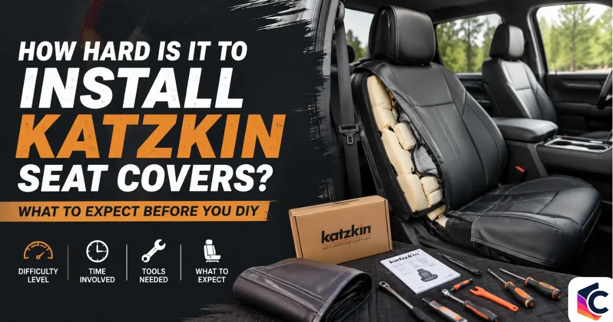 how hard is it to install katzkin seat covers