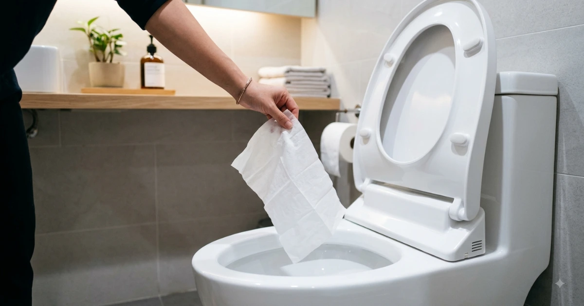 can toilet seat covers be flushed