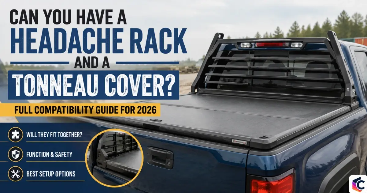 can you have a headache rack and a tonneau cover