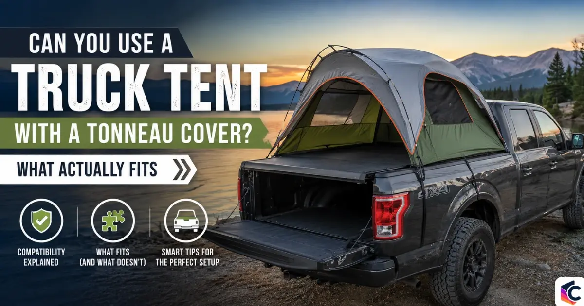 can you use a truck tent with a tonneau cover