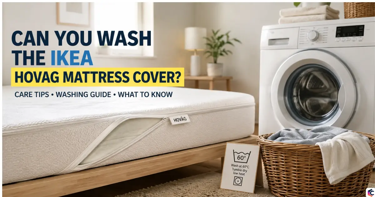 can you wash the ikea hovag mattress cover
