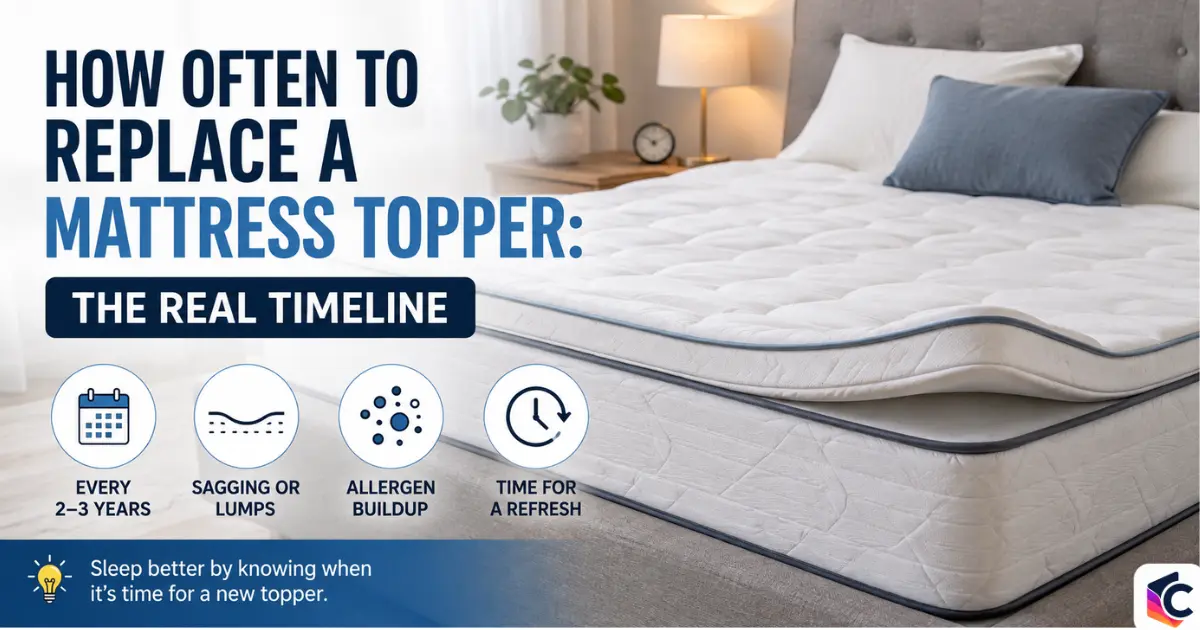 How Often to Replace a Mattress Topper: The Real Timeline
