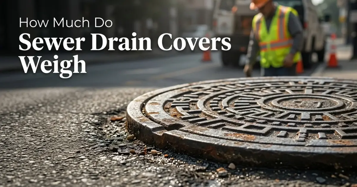 Sewer Drain Cover Weight: How Much Do They Weigh in 2026?
